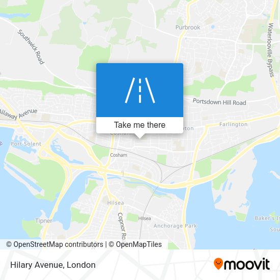 Hilary Avenue map
