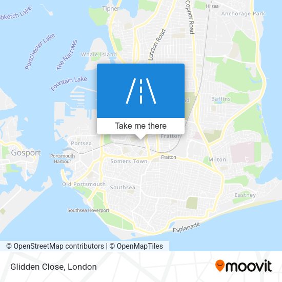 Glidden Close map
