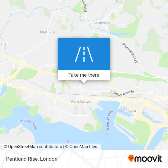Pentland Rise map