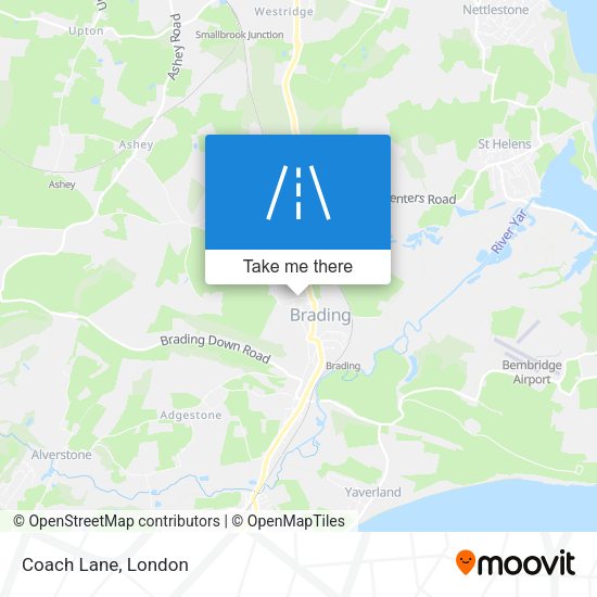 Coach Lane map