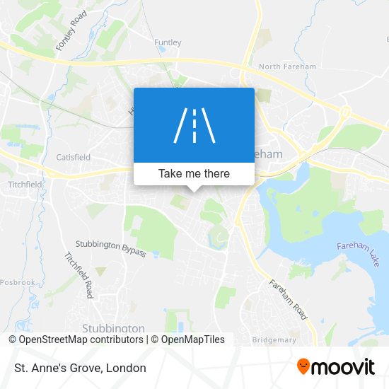 St. Anne's Grove map