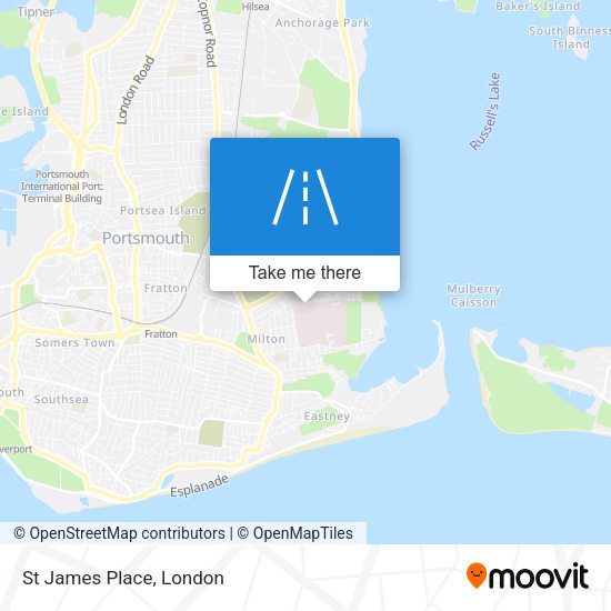 St James Place map