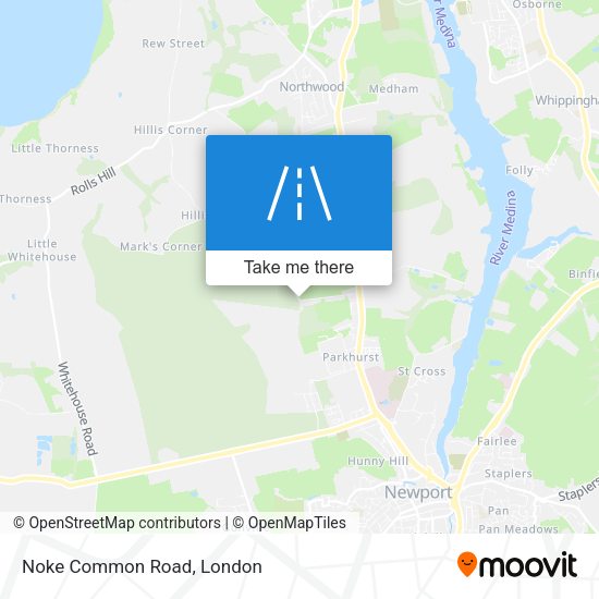 Noke Common Road map