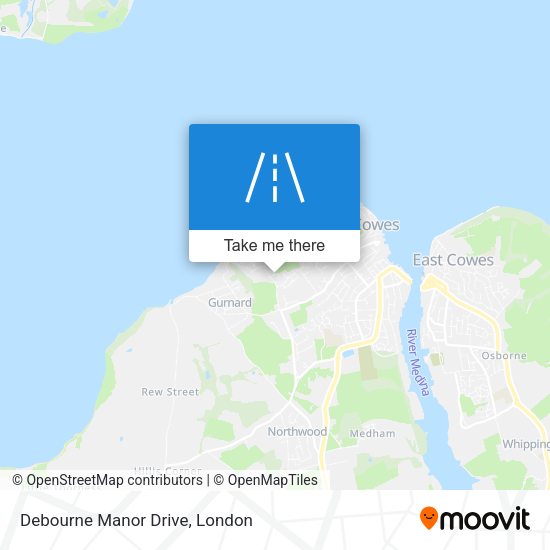 Debourne Manor Drive map