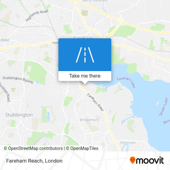 Fareham Reach map