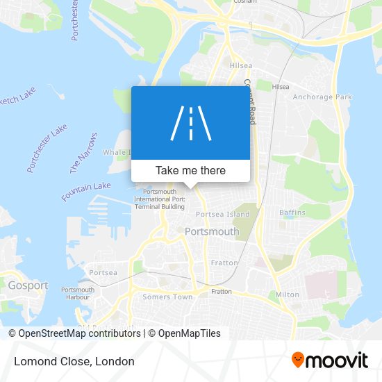 Lomond Close map