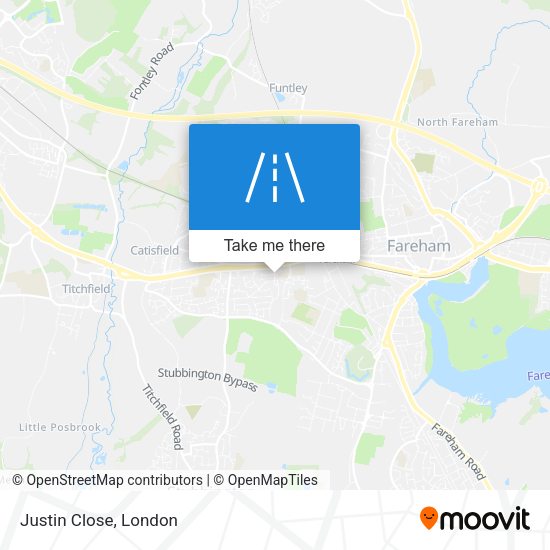 Justin Close map