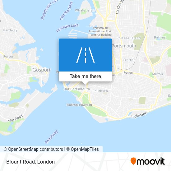 Blount Road map