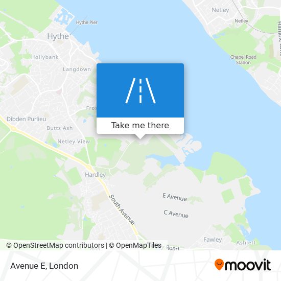 Avenue E map
