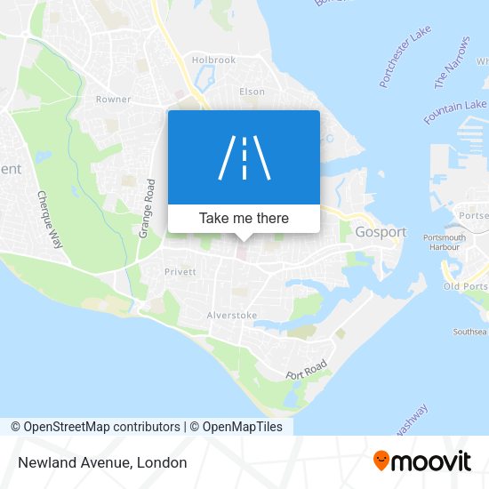 Newland Avenue map