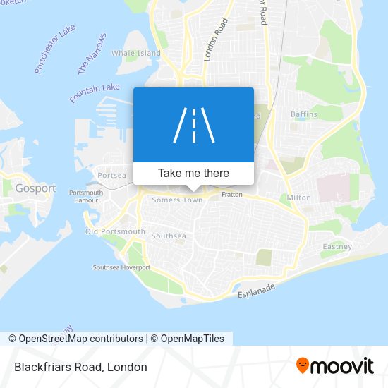 Blackfriars Road map