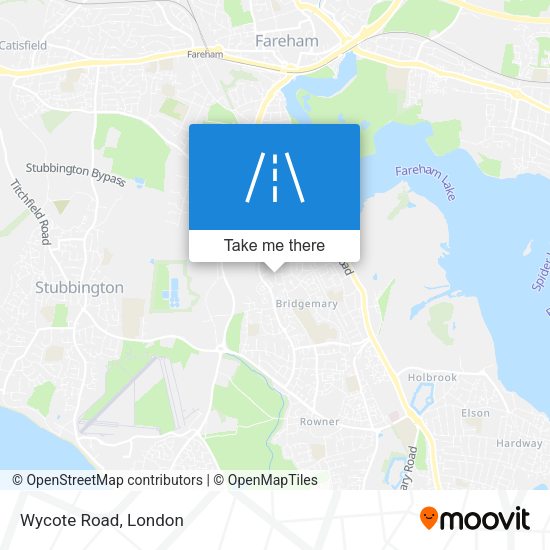 Wycote Road map