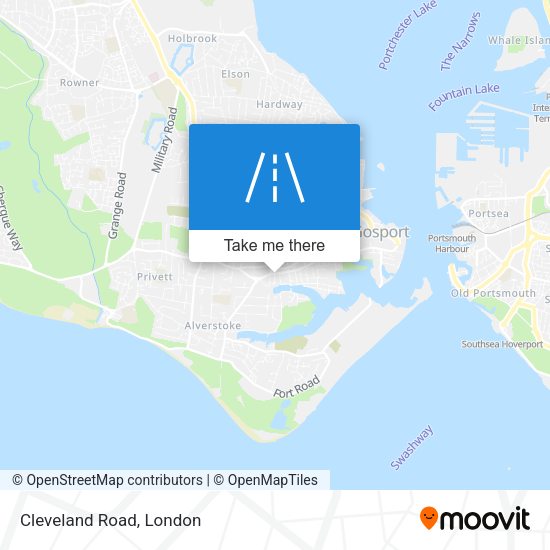 Cleveland Road map