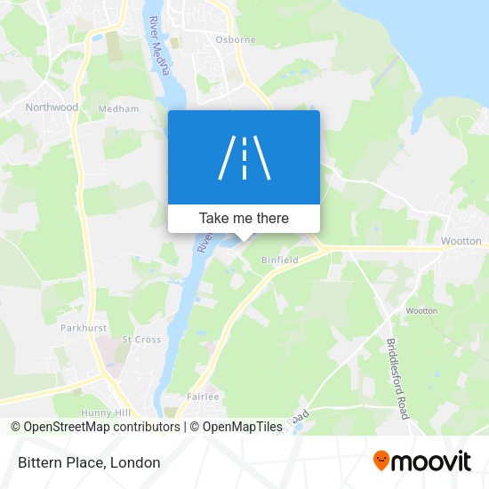 Bittern Place map