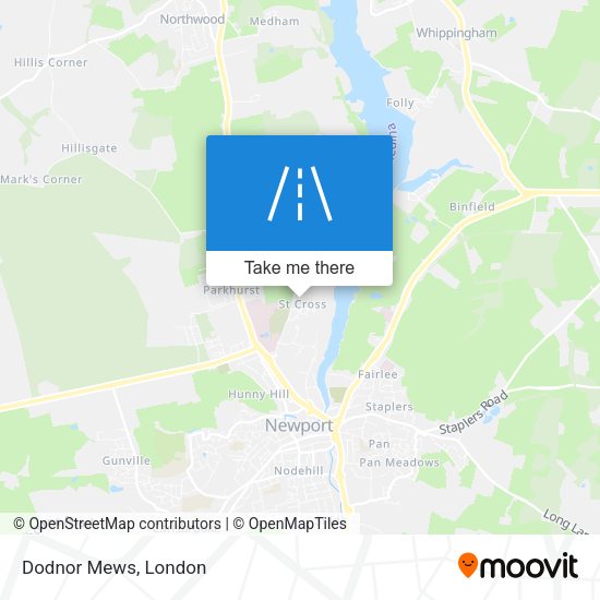 Dodnor Mews map
