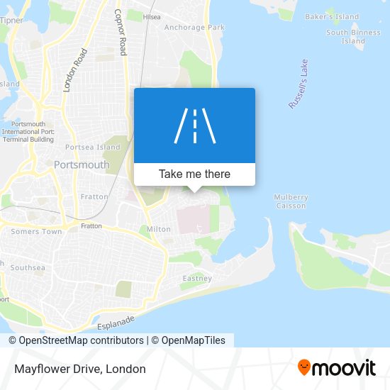 Mayflower Drive map