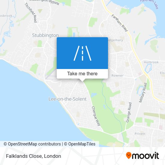 Falklands Close map