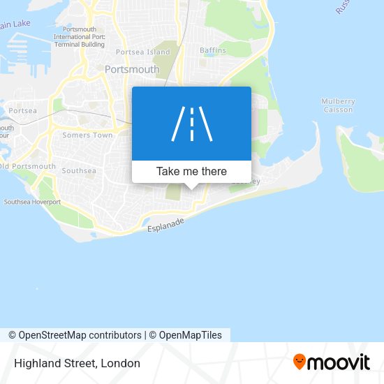 Highland Street map