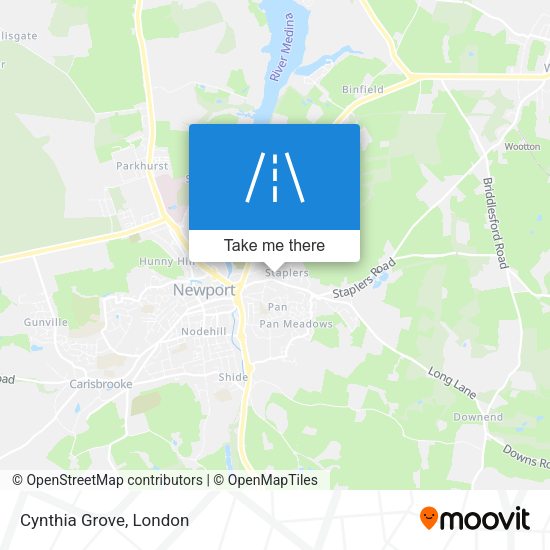 Cynthia Grove map