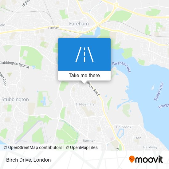 Birch Drive map