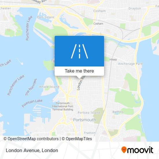 London Avenue map
