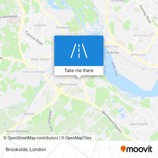 Brookside map