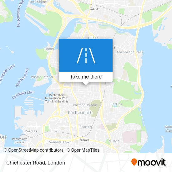 Chichester Road map