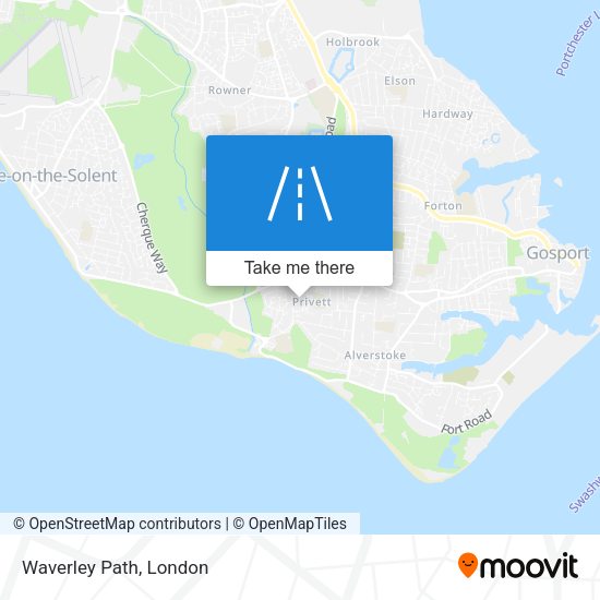 Waverley Path map