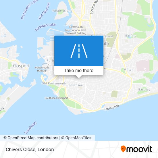 Chivers Close map