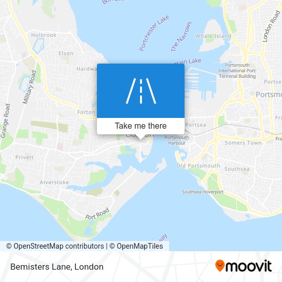 Bemisters Lane map