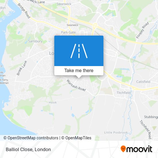 Balliol Close map