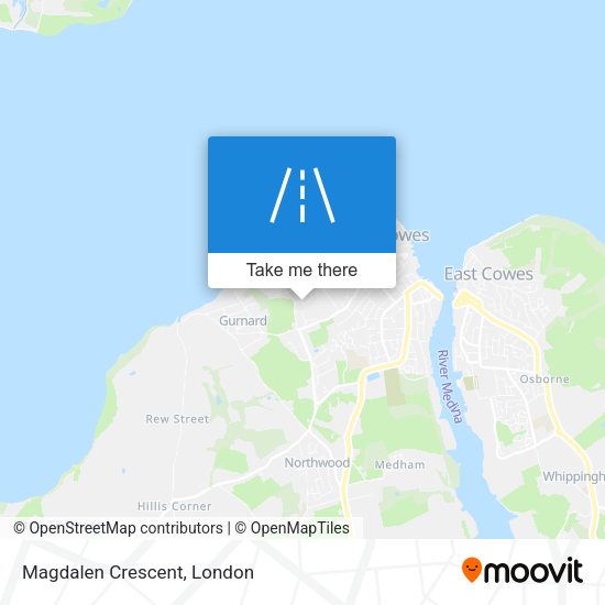 Magdalen Crescent map