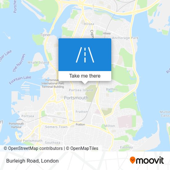 Burleigh Road map