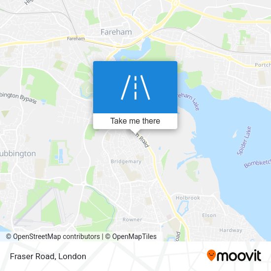 Fraser Road map