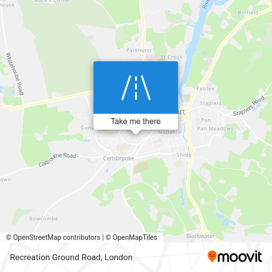 Recreation Ground Road map