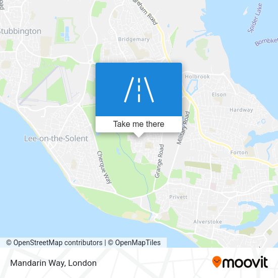 Mandarin Way map