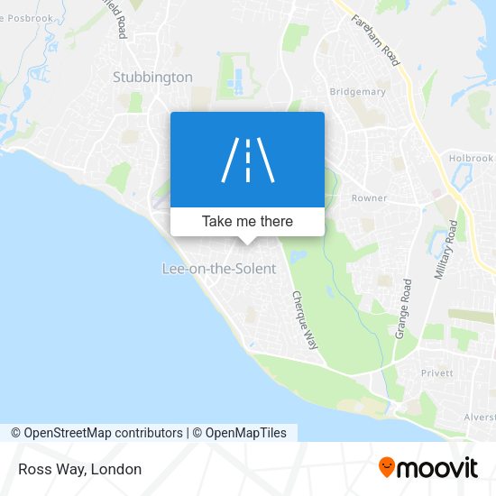 Ross Way map