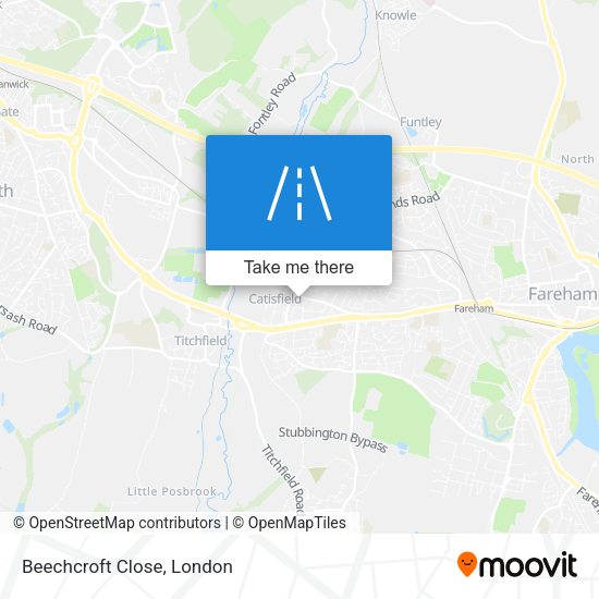 Beechcroft Close map