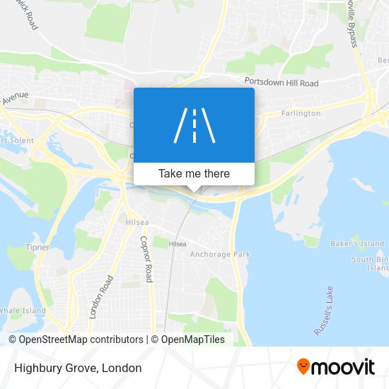 Highbury Grove map