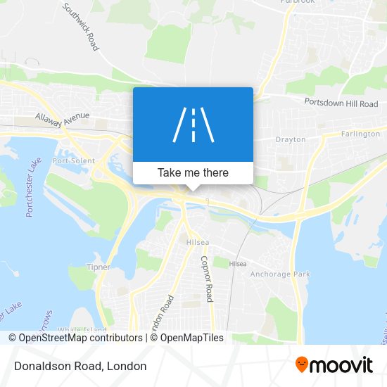 Donaldson Road map