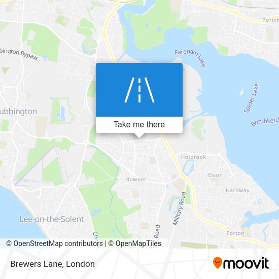 Brewers Lane map