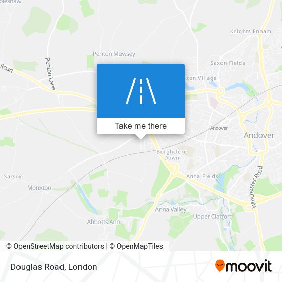 Douglas Road map