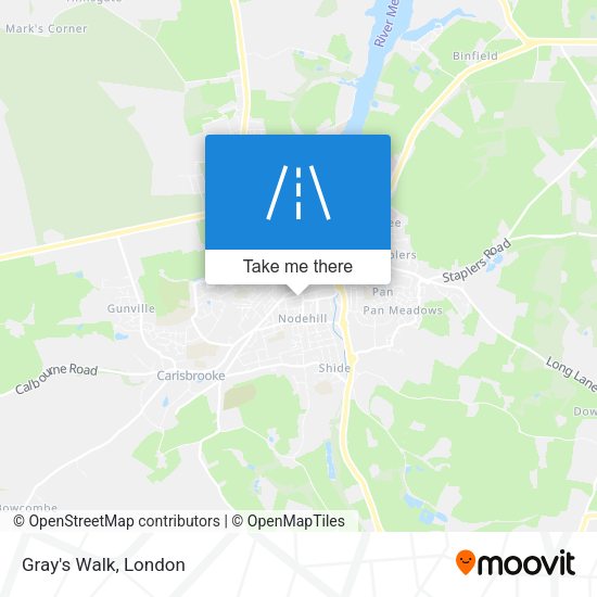 Gray's Walk map