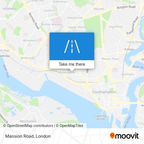Mansion Road map