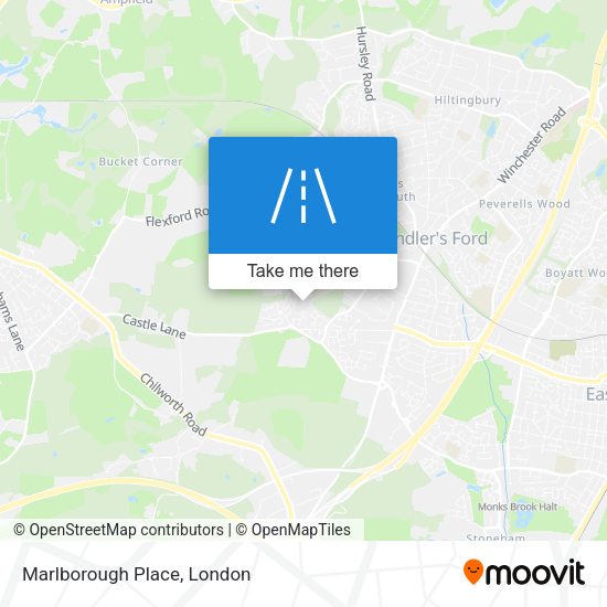 Marlborough Place map