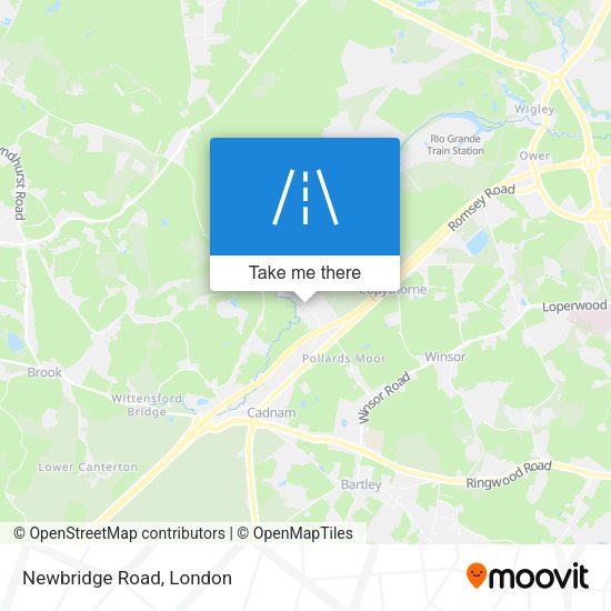 Newbridge Road map