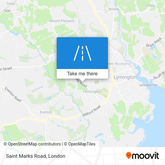 Saint Marks Road map