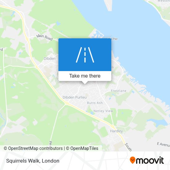 Squirrels Walk map