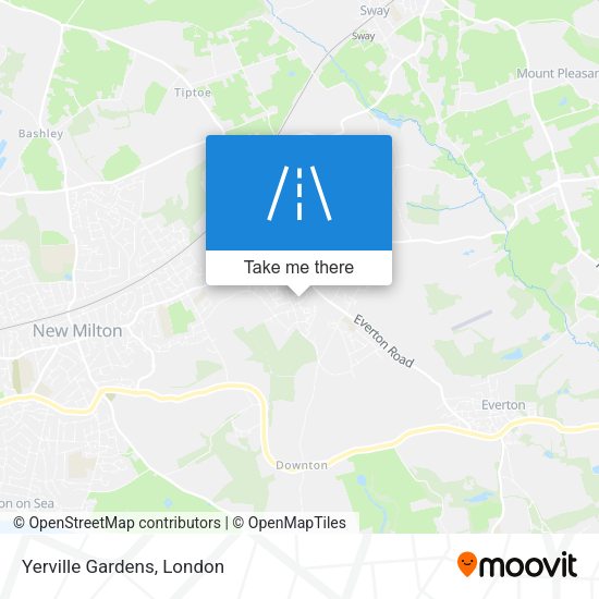 Yerville Gardens map