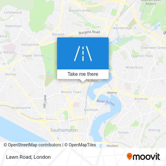 Lawn Road map